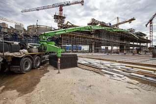 Бетононасос 56 метров